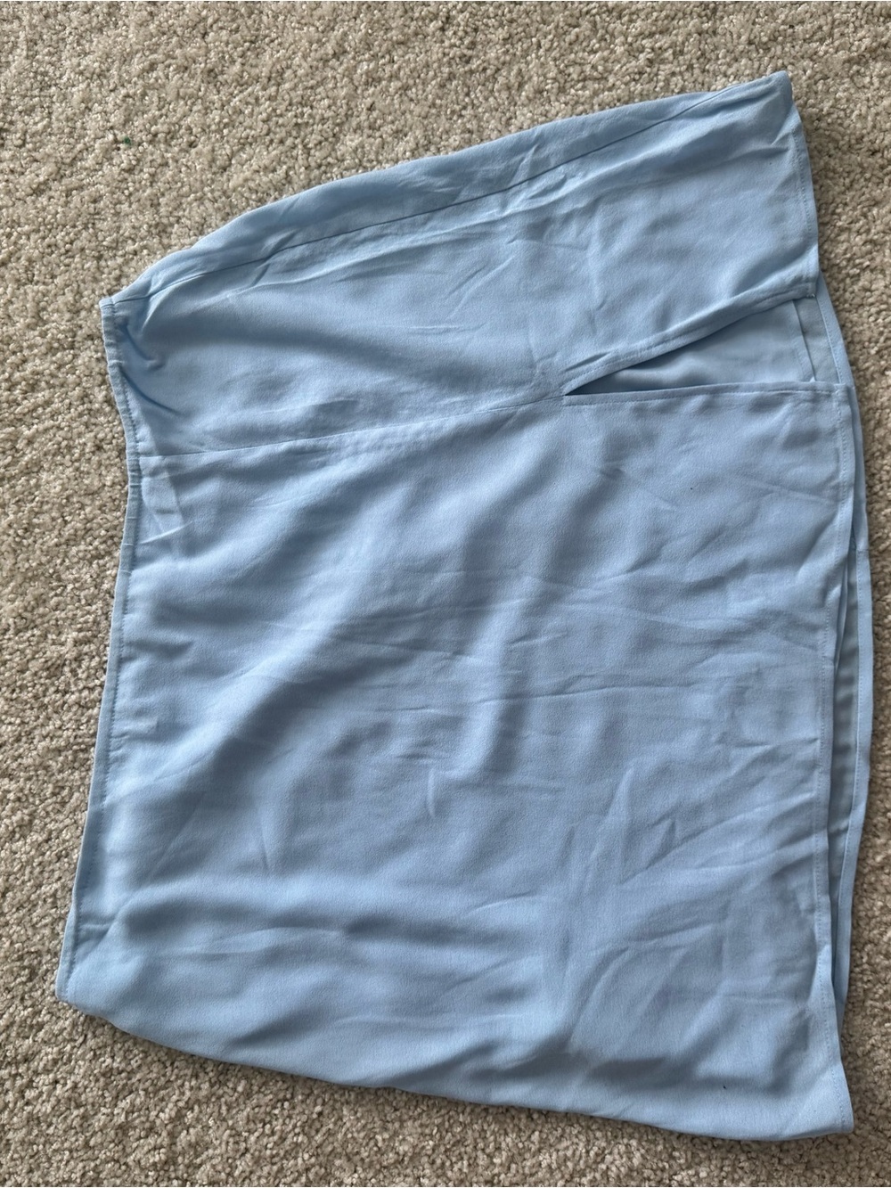 Sunday Best Light Blue Mini Skirt
